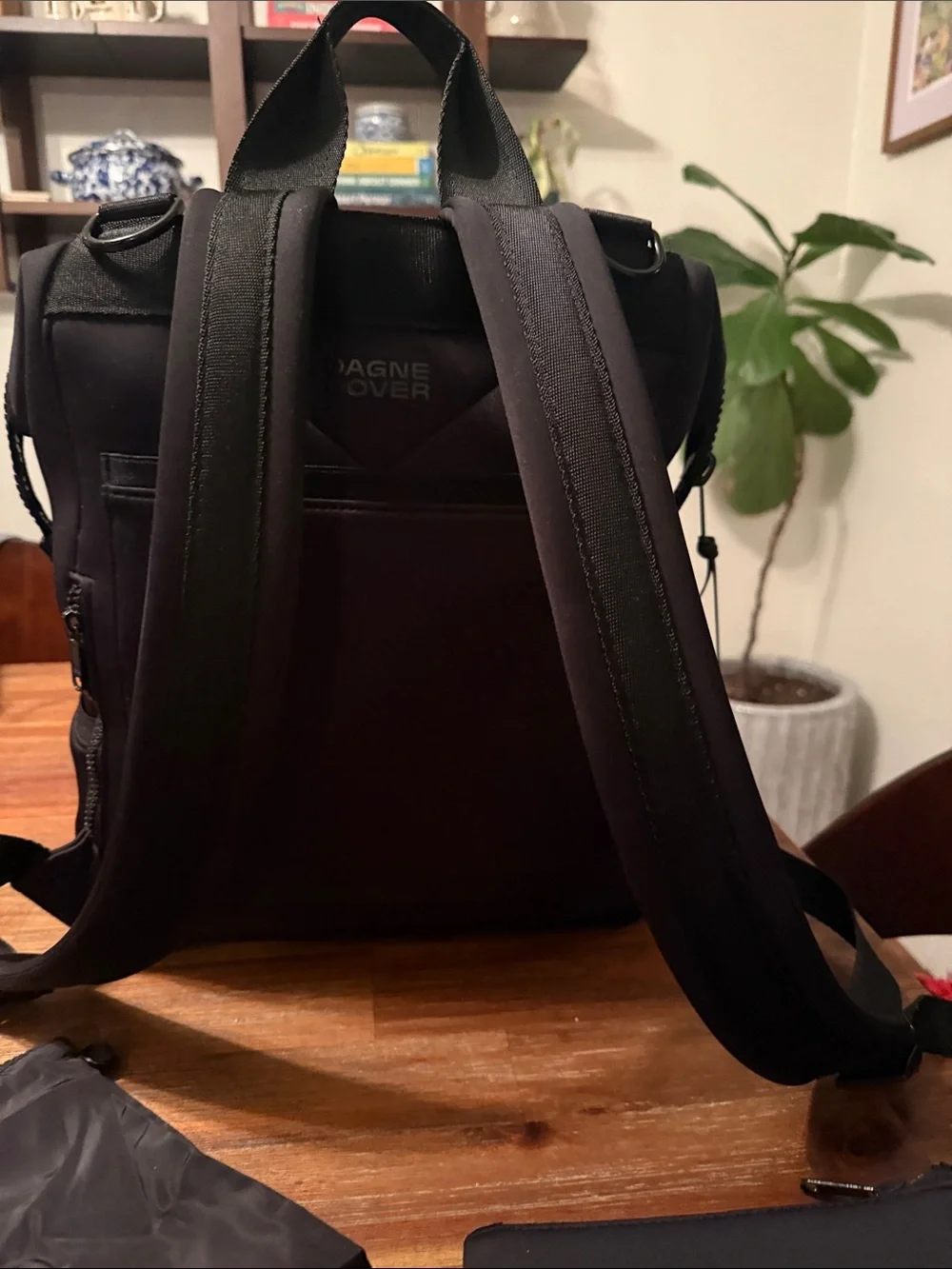 Dagne Dover Black Baby Bag Backpack